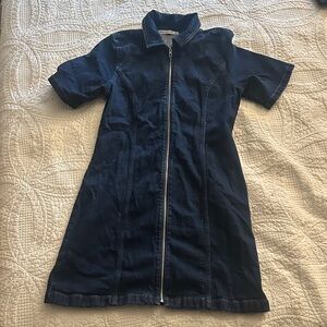 Abercrombie & Fitch Navy Denim Dress